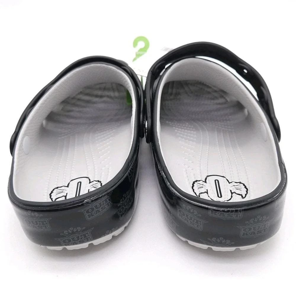 Crocs Mens 9 Womens 11 Black Outkast Classic Clog Slip On Shoe Hip Hop Rap Music